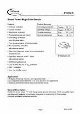 DataSheet BTS452R pdf