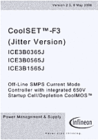 DataSheet ICE3B0365J pdf