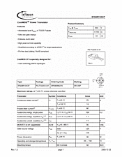 DataSheet IPA60R125CP pdf