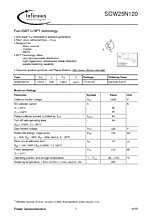 DataSheet SGW25N120 pdf