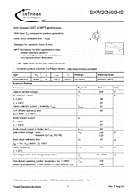 DataSheet SKW20N60HS pdf