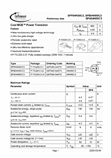 DataSheet SPB04N50C3 pdf