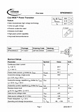 DataSheet SPW20N60C3 pdf