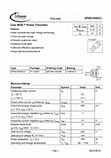 DataSheet SPW21N50C3 pdf