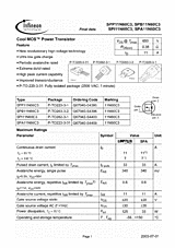 DataSheet SPx11N60C3 pdf