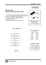 DataSheet IN74HC04A pdf