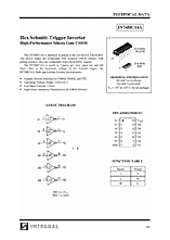 DataSheet IN74HC14A pdf