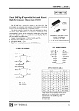 DataSheet IN74HC74A pdf