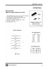 DataSheet IN74HCT04A pdf