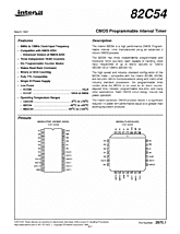 DataSheet 82C54 pdf