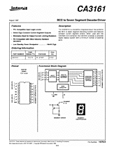 DataSheet CA3161 pdf