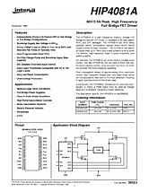 DataSheet HIP4081A pdf