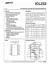 DataSheet ICL232 pdf
