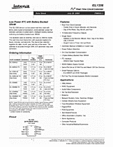 DataSheet ISL1208 pdf