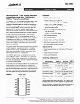 DataSheet ISL6554 pdf