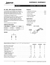 DataSheet RURP860CC pdf