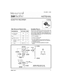 DataSheet 10CTQ150L pdf