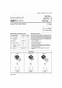 DataSheet 12CTQ pdf