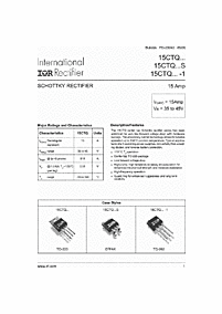 DataSheet 15CTQ pdf