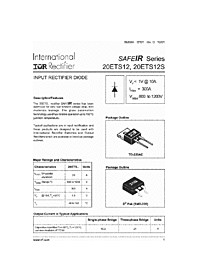 DataSheet 20ETS08 pdf