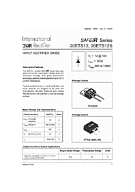 DataSheet 20ETS12 pdf