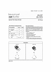 DataSheet 20L15T pdf