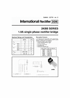 DataSheet 2KBB pdf