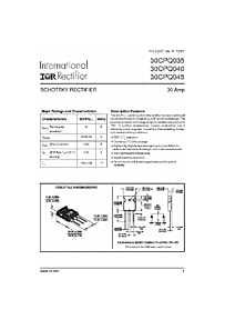 DataSheet 30CPQ035 pdf