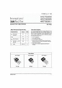 DataSheet 42CTQ030 pdf