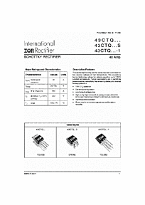 DataSheet 43CTQ pdf