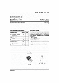 DataSheet 62CTQ030 pdf