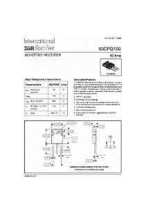 DataSheet 63CPQ100 pdf