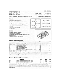 DataSheet GA250TD120U pdf