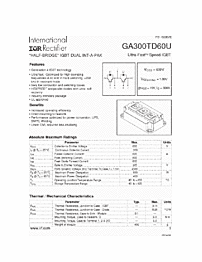 DataSheet GA300TD60U pdf