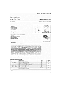 DataSheet HFA08PB120 pdf