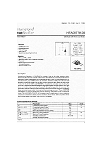 DataSheet HFA08TB120 pdf