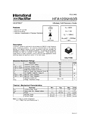 DataSheet HFA105NH60R pdf