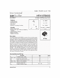 DataSheet HFA15TB60S pdf