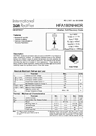 DataSheet HFA180NH40R pdf