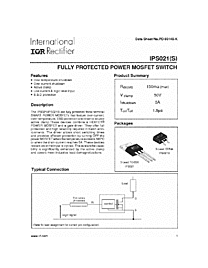 DataSheet IPS021 pdf