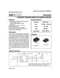 DataSheet IR2122 pdf