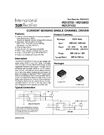 DataSheet IR21271 pdf