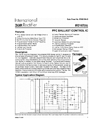 DataSheet IR2167 pdf