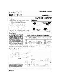 DataSheet IR2184 pdf