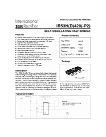 DataSheet IR53H420 pdf