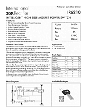 DataSheet IR6210 pdf