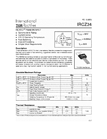 DataSheet IRCZ34 pdf