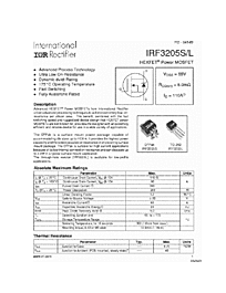 DataSheet IRF3205L pdf