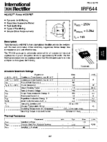 DataSheet IRF644 pdf