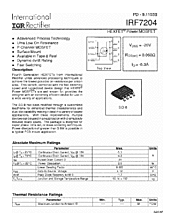 DataSheet IRF7204 pdf